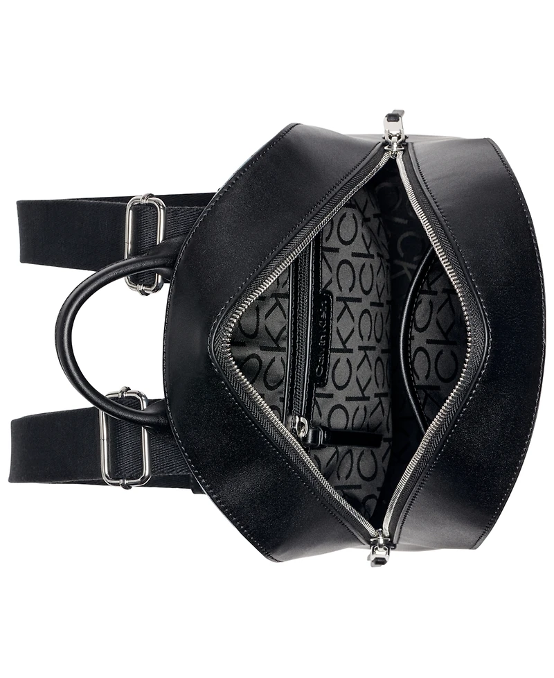 Calvin Klein Kyren Denim Signature Backpack Messenger
