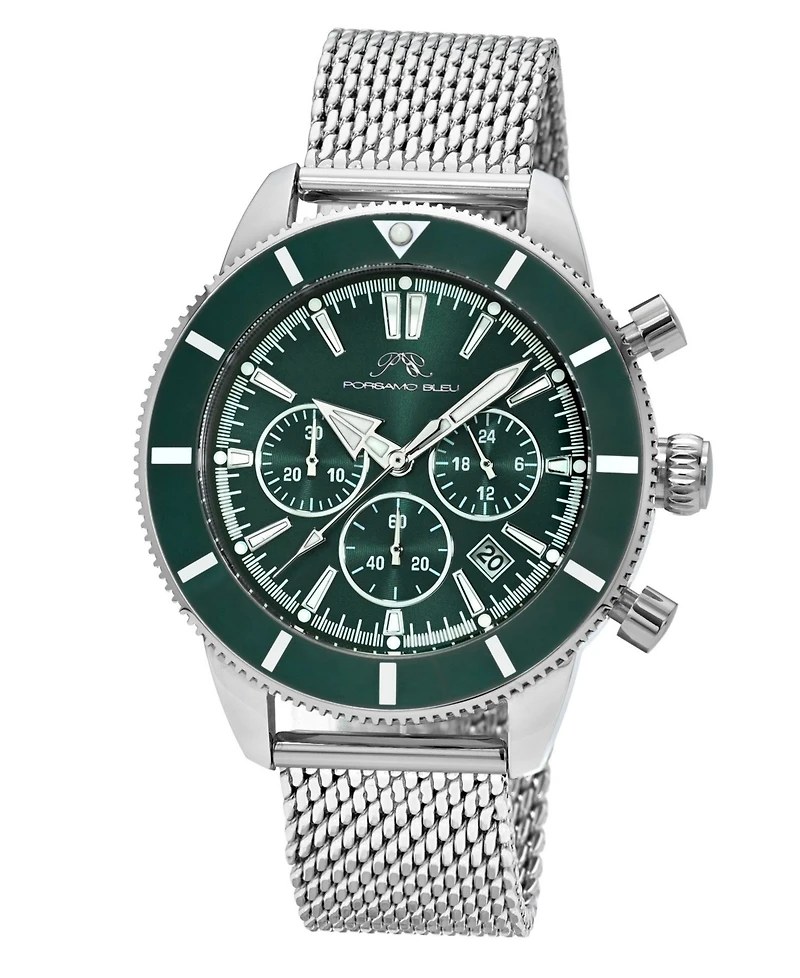Porsamo Bleu Men's Brandon Stainless Steel Watch 1011EBRS