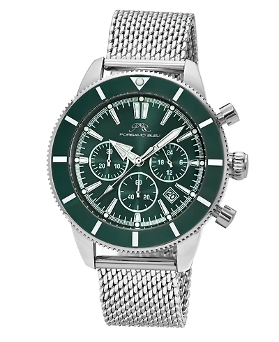 Porsamo Bleu Men's Brandon Stainless Steel Watch 1011EBRS