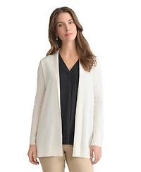 Jones New York Womens Relaxed Open Cardigan