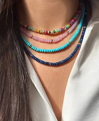Charis Gemstone Beaded Necklace