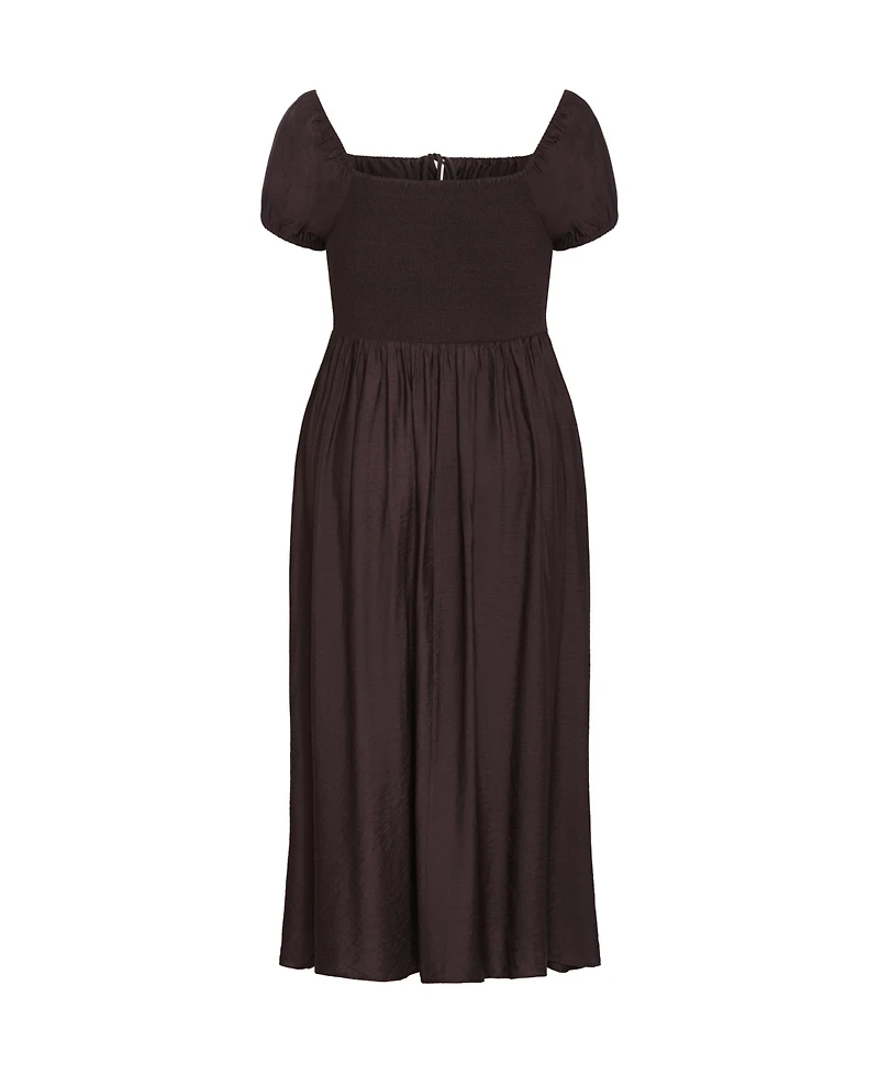City Chic Plus Abbigail Split Maxi Dress