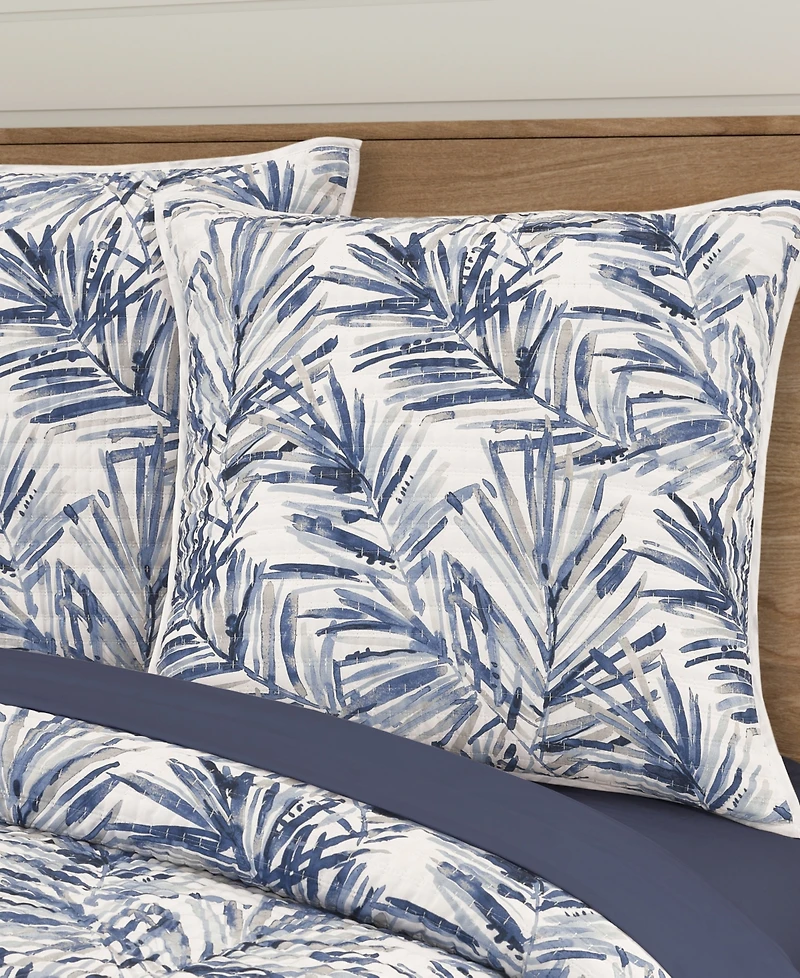 Salt Life Palm Beach Quilted Sham, European