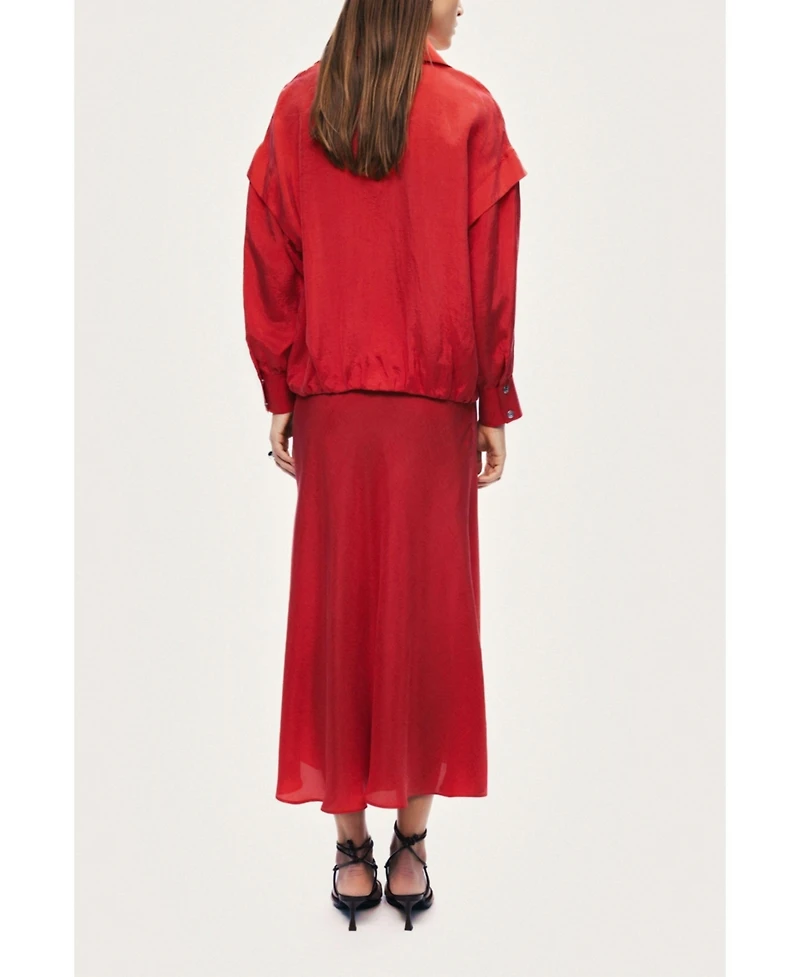 Nocturne Women's Pleated Midi Skirt