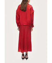 Nocturne Women's Pleated Midi Skirt