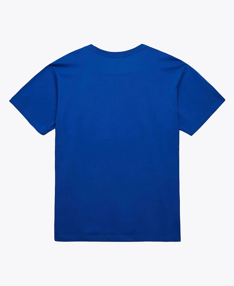 Mitchell & Ness Men's and Women's Royal Dallas Mavericks Hardwood Classics Arch T-Shirt