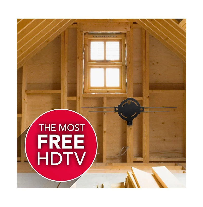 Rca Amplified Outdoor Attic Hdtv Antenna Multi-Directional Long Range - ANT860E