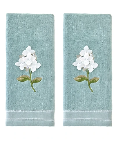 Skl Home Farm Hydrangea Curved 2-Piece Hand Towel Set