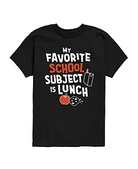 Instant Message Boys' 8-20 My Favorite School Subject Is Lunch Short-Sleeve Graphic T-Shirt