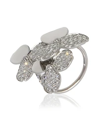 Pre-Owned Tiffany & Co Platinum Diamond Paper Flowers Ring