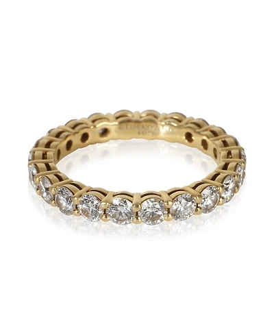 Pre-Owned Tiffany & Co Yellow Gold Diamond Tiffany Forever Eternity Band