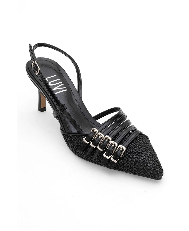 Prologue Shoes Zenith Slingback Pointed Toe Pump