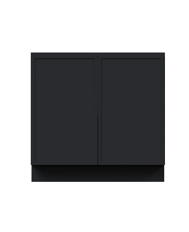 Boyel Living 36 Inc Wide Full Height Door Base Cabinet, Ready to Assemble Kitchen Cabinet with Solid Wood Frame, Soft-Close Slides and Hinges