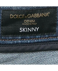 Pre-Owned Dolce & Gabbana Men's Washed Denim Skinny Jeans