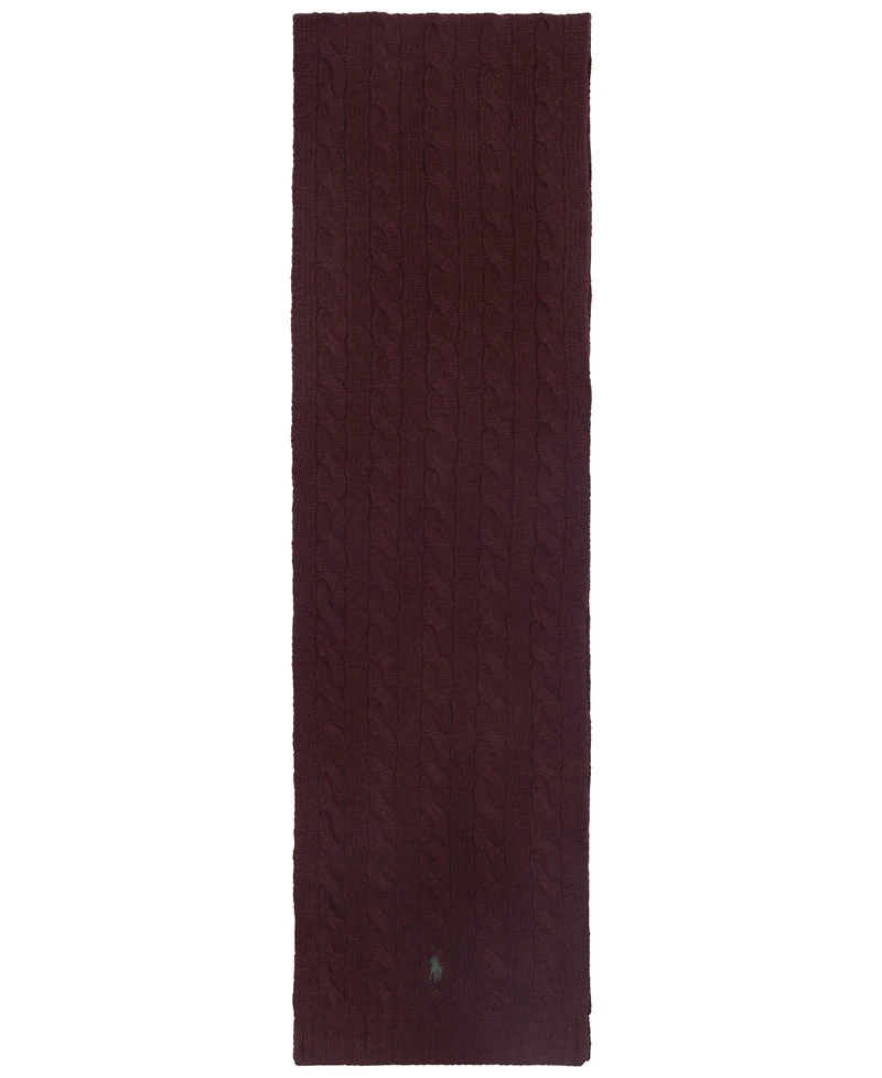 Polo Ralph Lauren Men's Cashmere Blend Cable Scarf