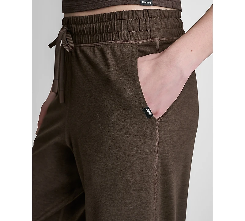 Dkny Women's Regular Fit Wide Leg Pants