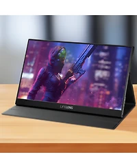 Lifelong 15.6 Portable Monitor G70 1080P Full Hd Ips Usb-c Hdmi Ultra Slim Lightweight Travel Display Hdr Second Screen