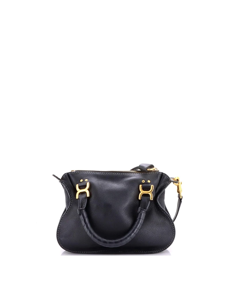 Pre-Owned Chloe Baby Marcie Satchel Leather