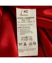 Pre-Owned Dolce & Gabbana Women's Floral Print Crepe Mini Dress