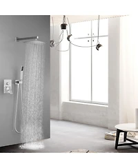 Midola 10 inch Shower Head Bathroom Luxury Rain Mixer Shower Complete Combo Set Wall Mounted