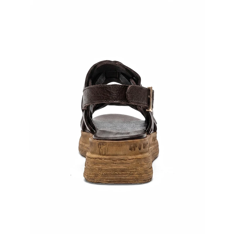Forever & Always Shoes Women's Elvoro Leather Sandal