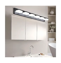 Midola Modern 6-Light Led Vanity Mirror Light Fixture For Bathrooms And Makeup Tables