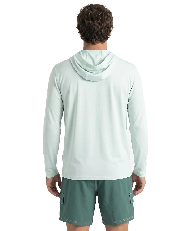 Spyder Men's Classic Heather Hooded Long-Sleeve Rashguard