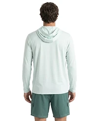 Spyder Men's Classic Heather Hooded Long-Sleeve Rashguard
