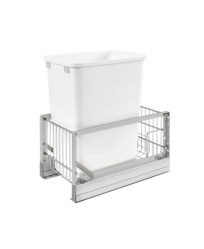 Rev-a-Shelf Reduced Depth Pullout 35 qt. Trash Can With Soft-Close, 5349-15DM18-1