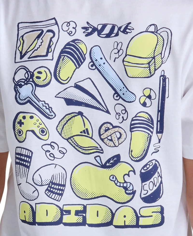 adidas Boys' 8-20 Short-Sleeve T-Shirt