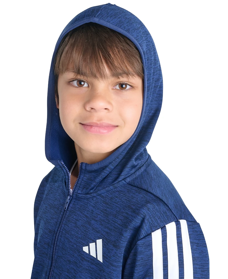 adidas Boys' 8-20 Long-Sleeve Hooded Jacket