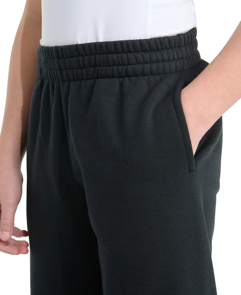 adidas Boys' 8-20 Elastic Waistband Essential Fleece Pant