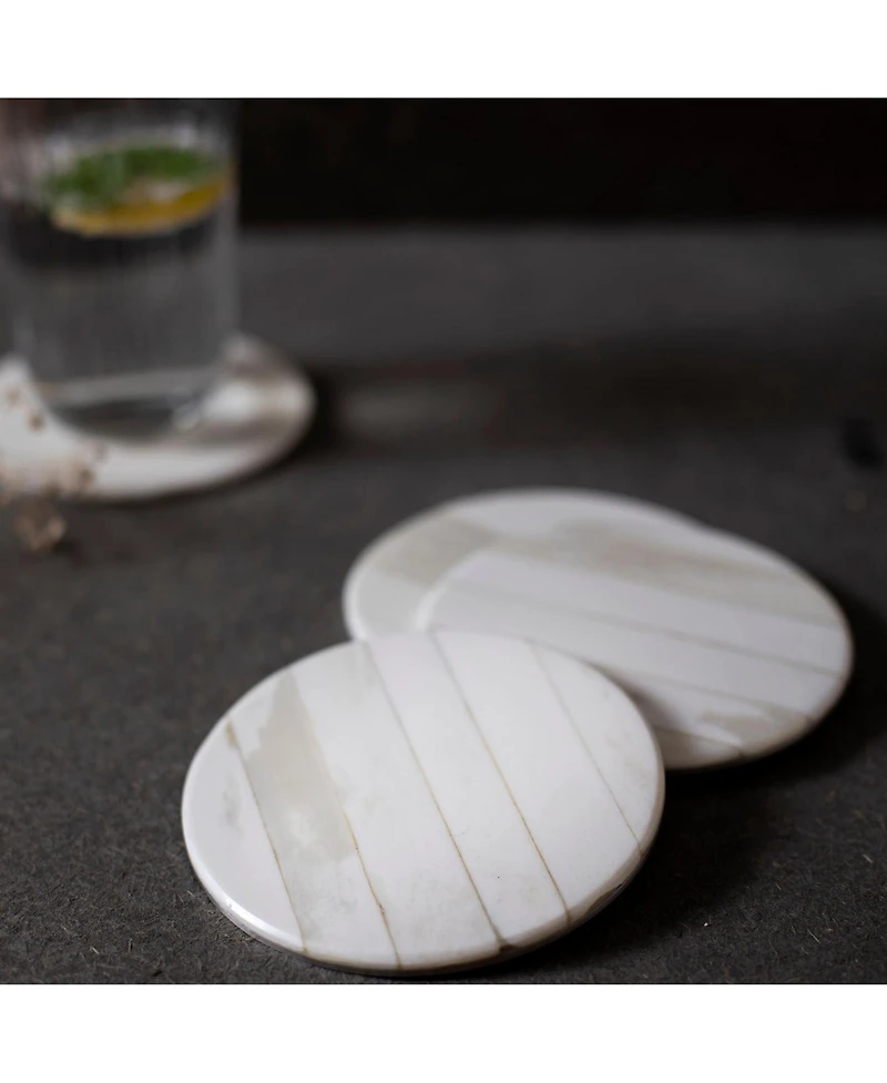 The Collective Set of 4 Blanco Coasters