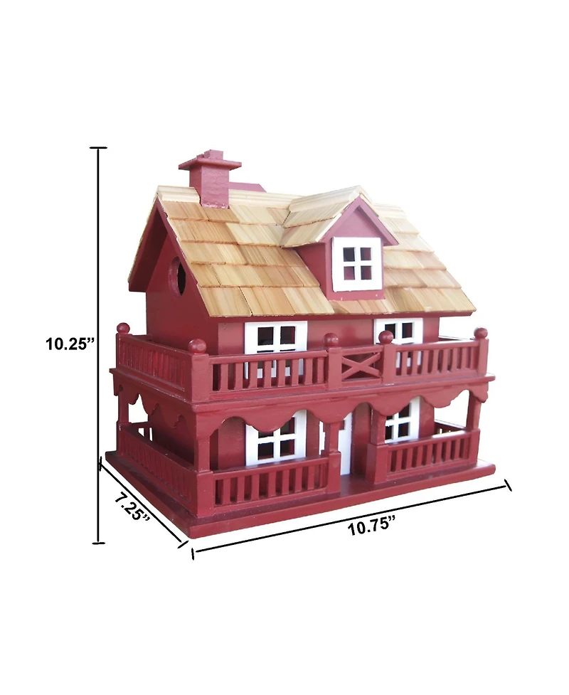 Wood Birdhouse Made from Kiln-Dried Hardwood for Durable Outdoor Use