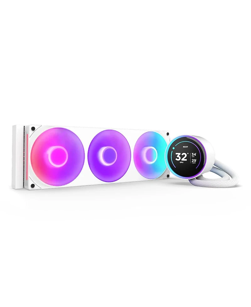 Nzxt Kraken Elite Rgb 360mm All-in-One Liquid Cpu Cooler with Lcd Display