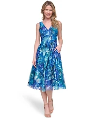 Eliza J Women's Sleeveless V-Neck Dress
