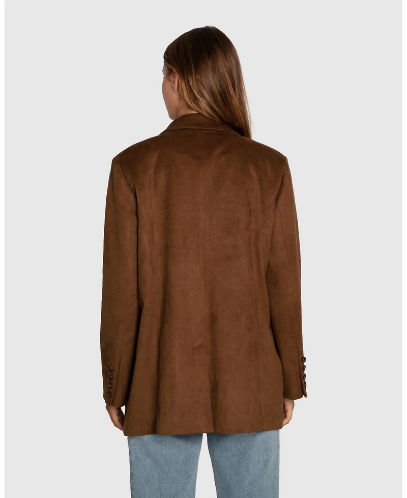 Belle & Bloom Women's Charmer Faux Suede Blazer