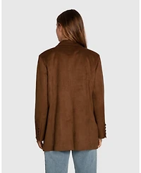 Belle & Bloom Women's Charmer Faux Suede Blazer