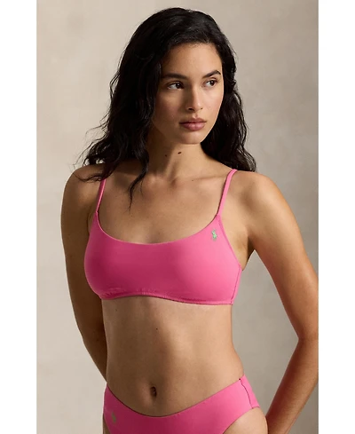 Polo Ralph Lauren Women's Embroidered Pony Bikini Swimsuit Top