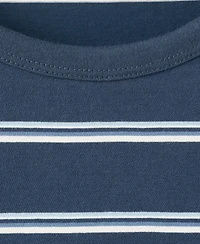 Mango Men's Striped Cotton T-Shirt