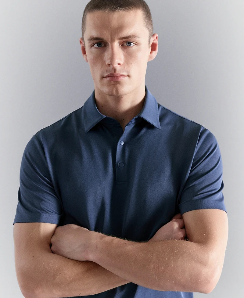 Mango Men's Coolmax Slim-Fit Polo Shirt
