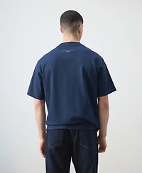 Mango Men's Cotton Printed T-Shirt
