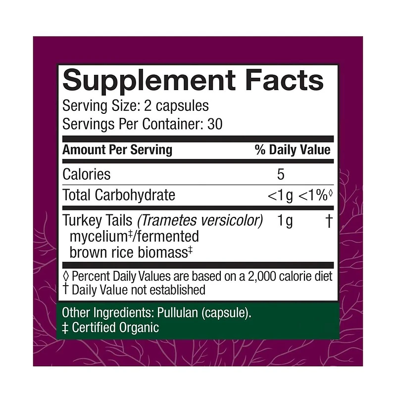 Host Defense Turkey Tail Capsules