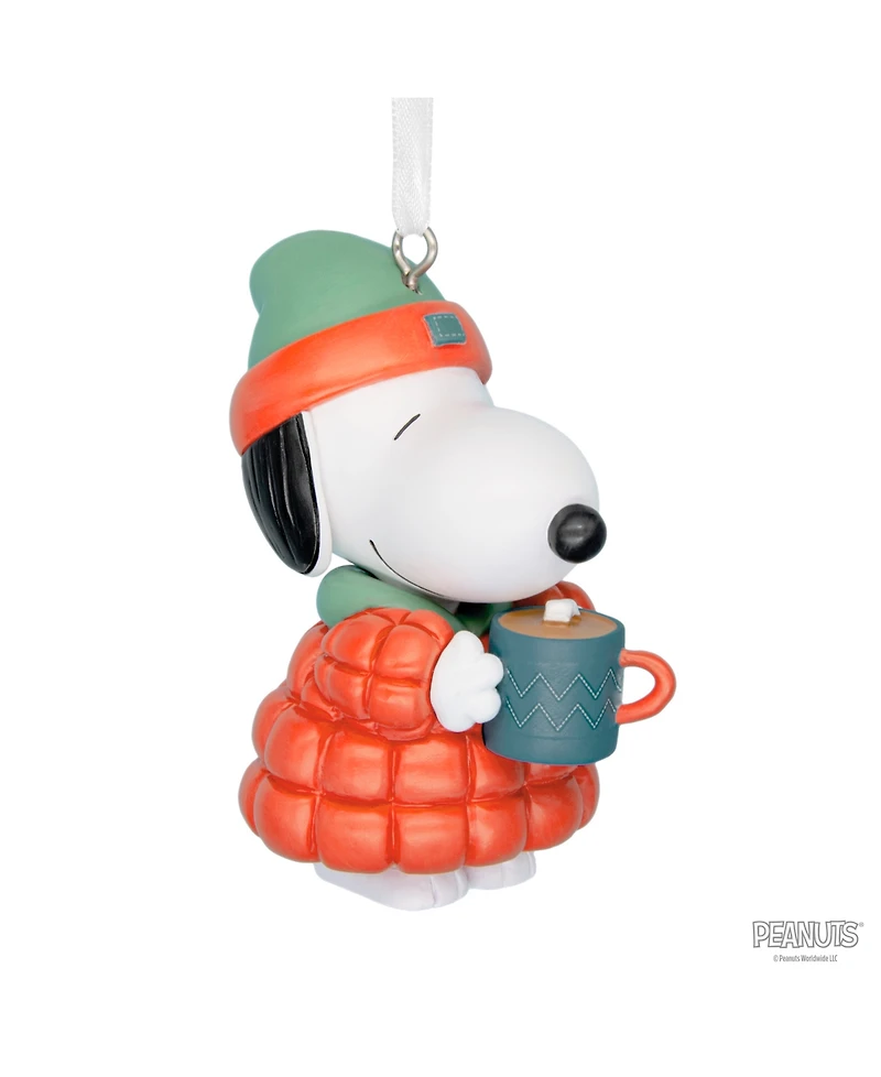 Hallmark Christmas Ornament Peanuts Snoopy With Hot Cocoa