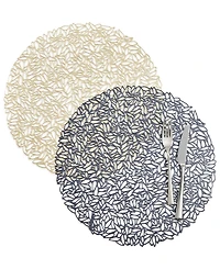 Chilewich Pressed Petal 15" Round Placemat