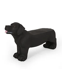 Flynama Labrador Dog-Design Outdoor Bench