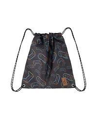 Deux par Deux Little Boy Controller Lightweight Durable Drawstring Bag