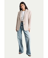 Warehouse Women's Oversized Single Breasted Blazer