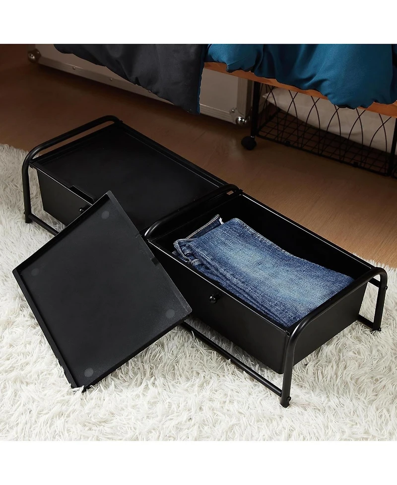 DormCo Suprima Underbed Storage - Lidded 2 Section