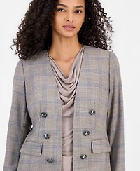 Anne Klein Women's Faux-Double-Breasted Jacket